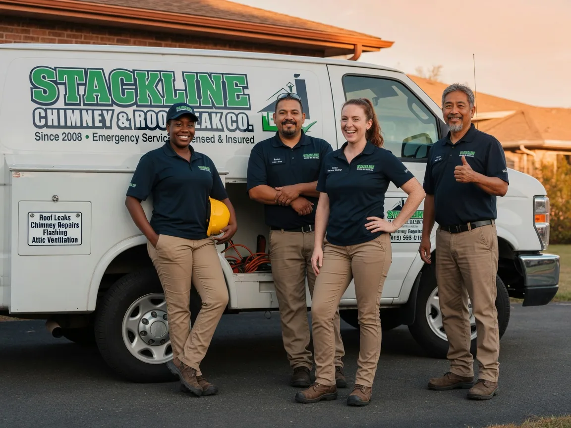 Chimney flashing repair company in Sanford, NC